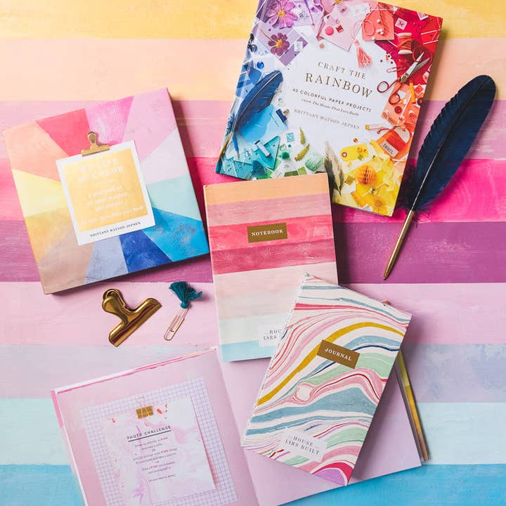 The House That Lars Built - Wholesale Journal/Diary - My Life in Color (hardcover guided journal) + Marble Blank Journal (hardcover), Set1