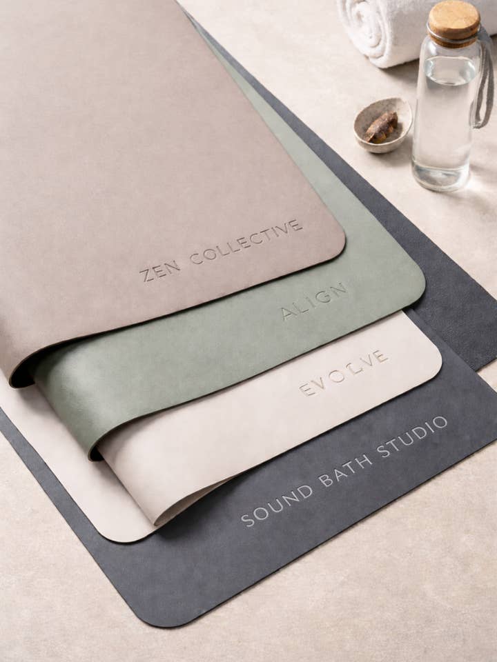 Tapis de yoga PU personnalisés | Tapis de yoga en marque blanche pour les communautés et les événements pour la vente par Party Pilates