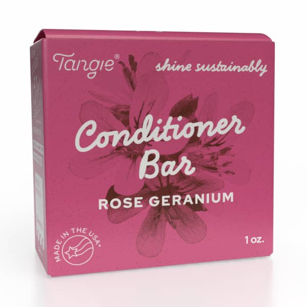 Tangie Rose Geranium Conditioner Bar – Softening & Floral for wholesale by Tangie LLC