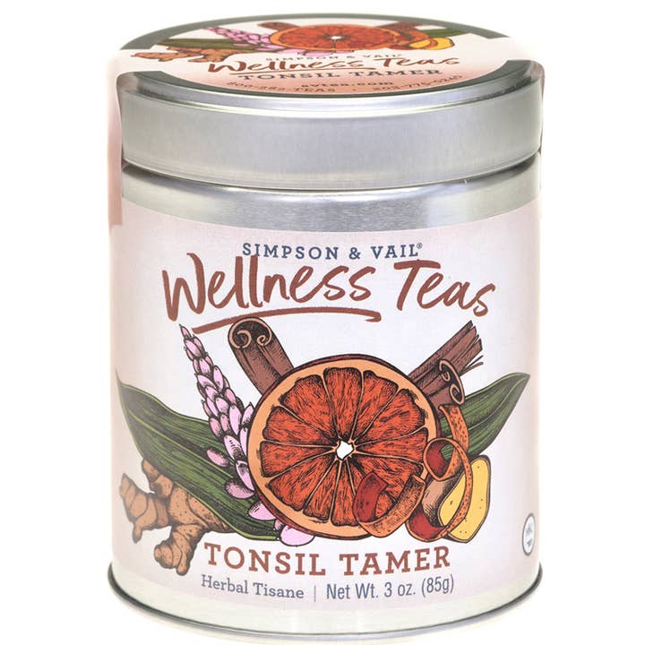 Tisane de Bien-être à base de Plantes Tonsil Tamer - Boîte de 85 grammes pour la vente par Simpson & Vail