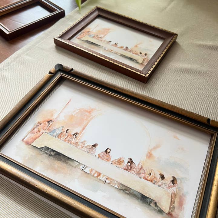 Supper Art Print for wholesale by Faded Fields