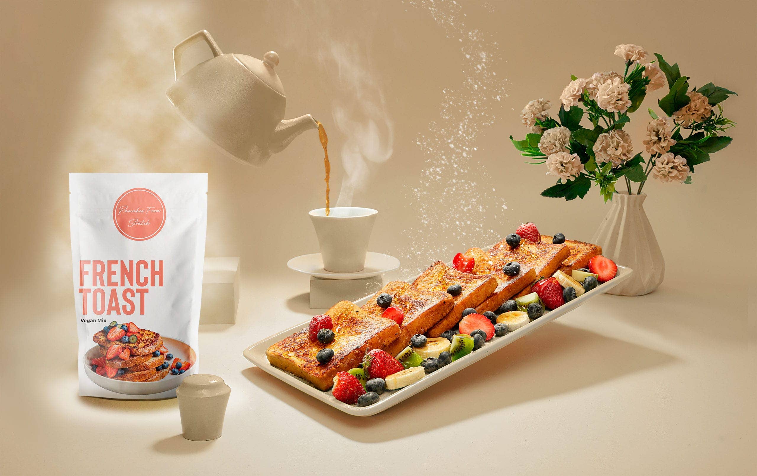 Pancakes From Scratch - Wholesale Pannenkoekenmix - Vegan French toast mix van Pancakes From Scratch6