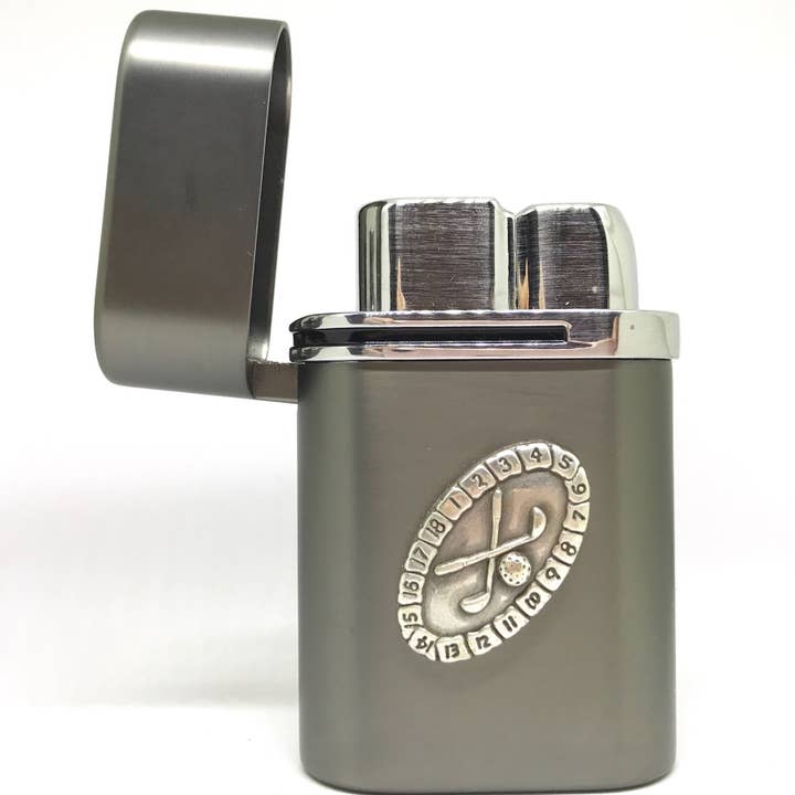 Clubs de golf avec briquet de bureau pour la vente par Cigar Cutters by Jim