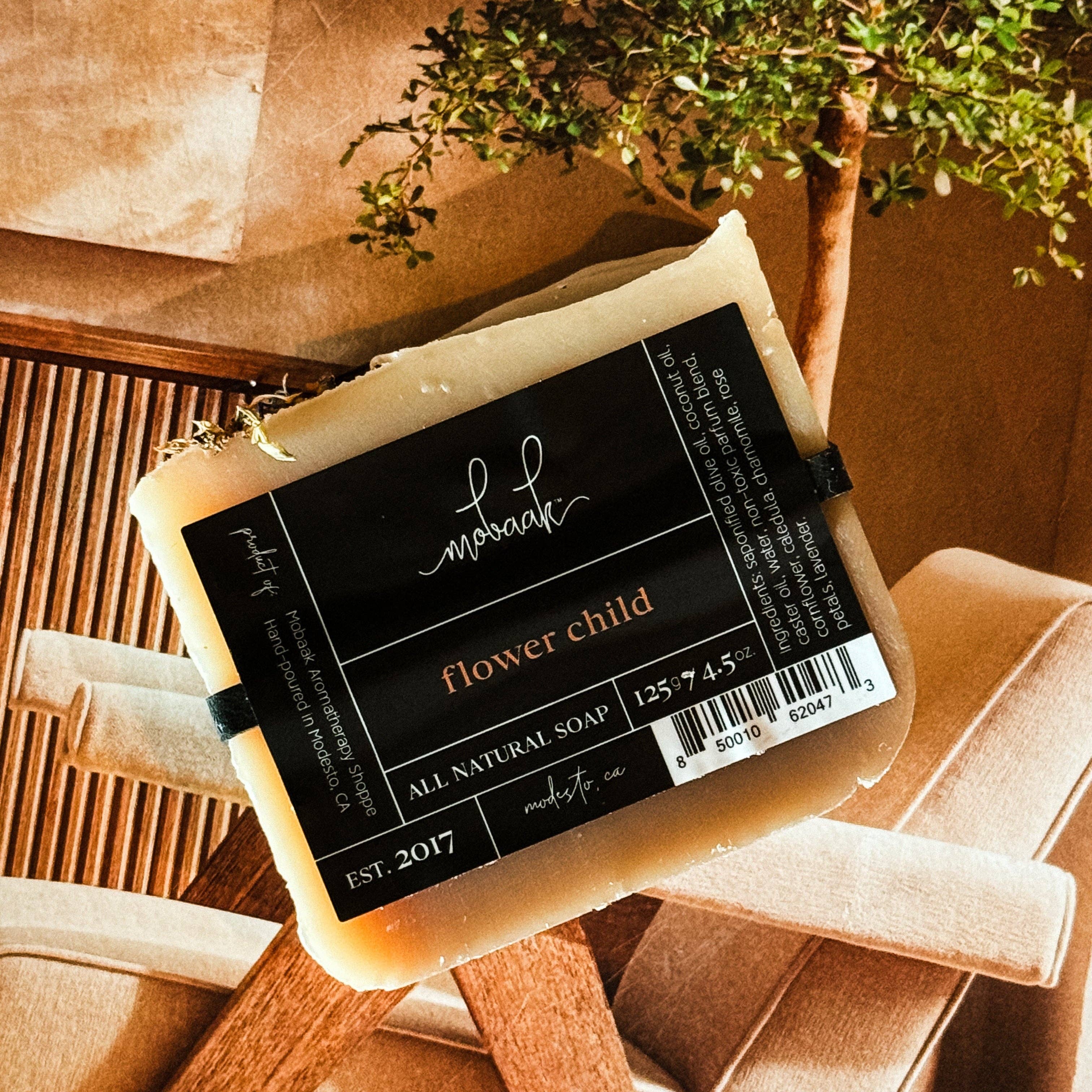 Mobaak Aroma Co. - Wholesale Bar Soap - Flower Child • All Natural Soap2
