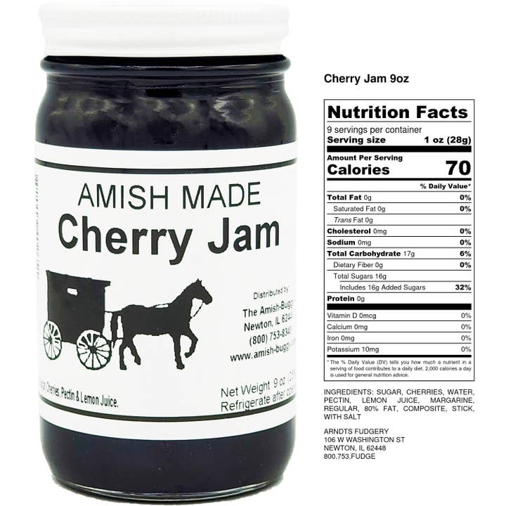 Arndt's Fudgery LLC - Wholesale Jam/Jelly - Amish made Jam and Jellies - 8 oz.3