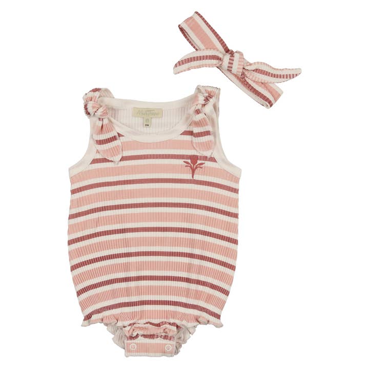 Combishort à rayures pour la vente par Mon Tresor Bebe