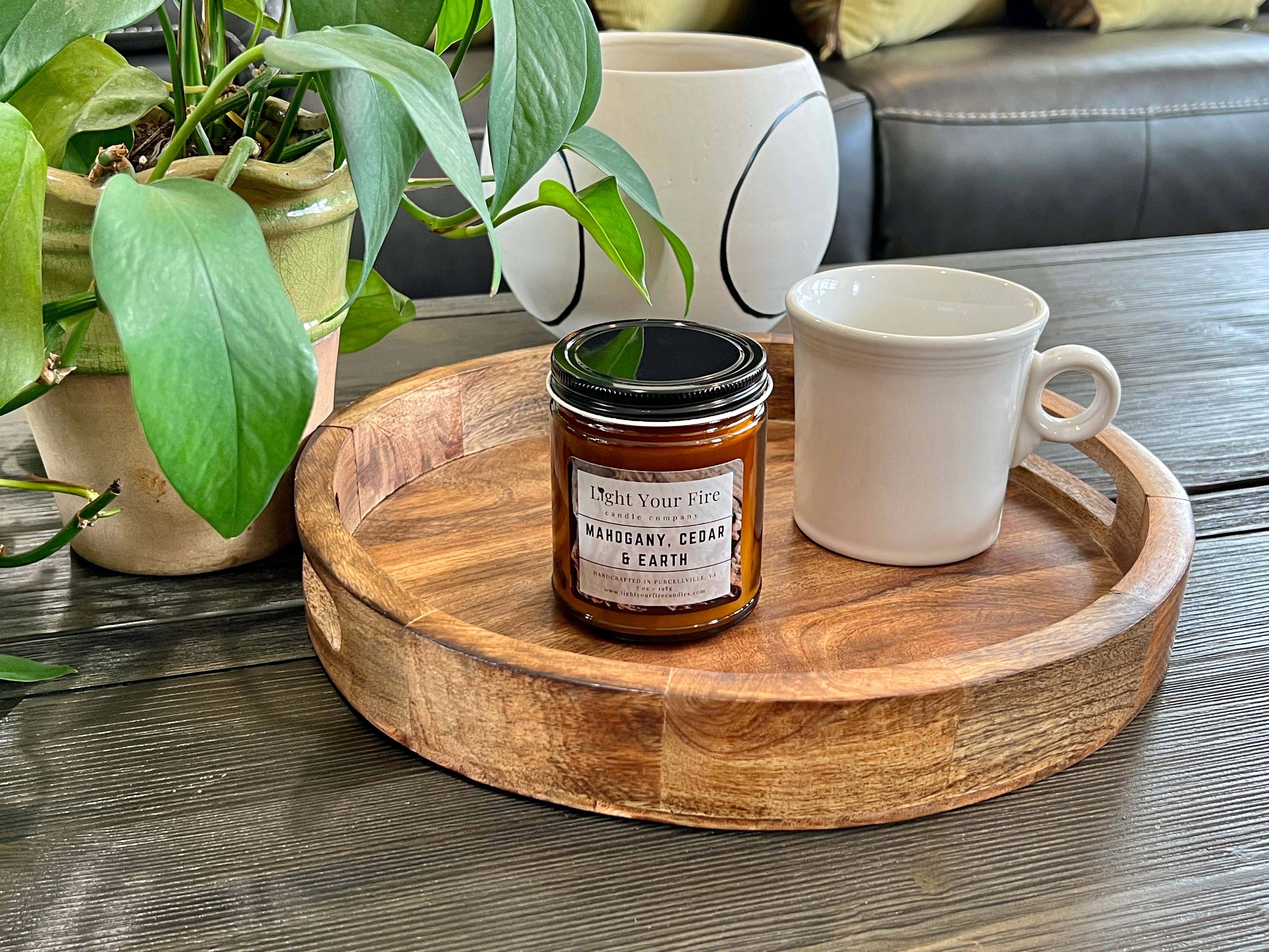 Light Your Fire Candle Co - Wholesale Jar/Filled Candle - Mahogany, Cedar & Earth1