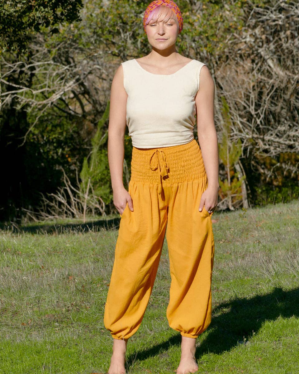 Zig Zag Asian Collection - Vendita all'ingrosso Pantalone - Donna - Pantaloni Harem con Vita Arricciata3