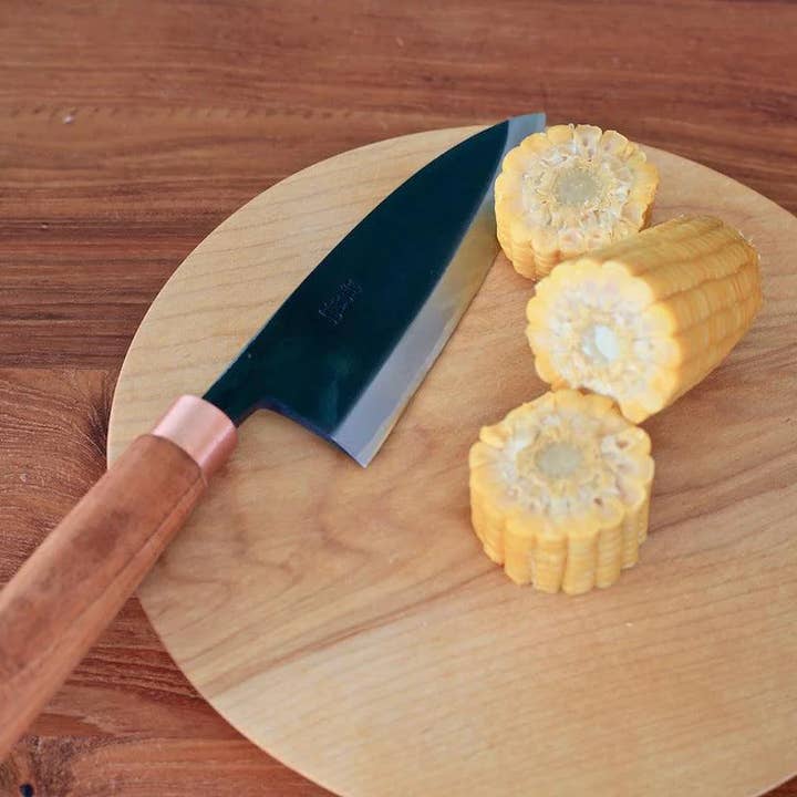 Japacolle — Japan Collections | See Latest News in "About" – Faca de cozinha/utilitário por atacado – Faca de cozinha Shimada de lâmina larga (faca deba) 29,5 cm4