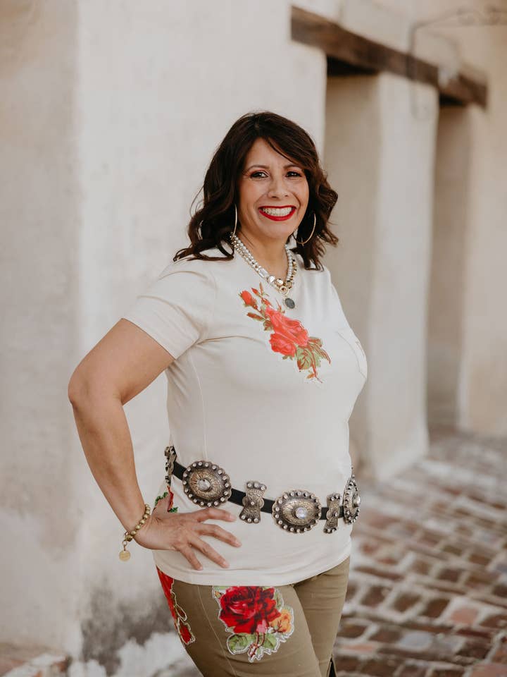 Santa Rosa Tee for wholesale by Rodeo Quincy