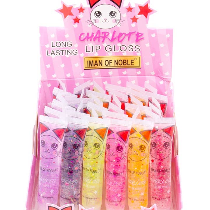 BRILLANT À LÈVRES MAGIC GLITTER SPARKLE CHARLOTE (36 PIÈCES) pour la vente par Majestic Wholesale