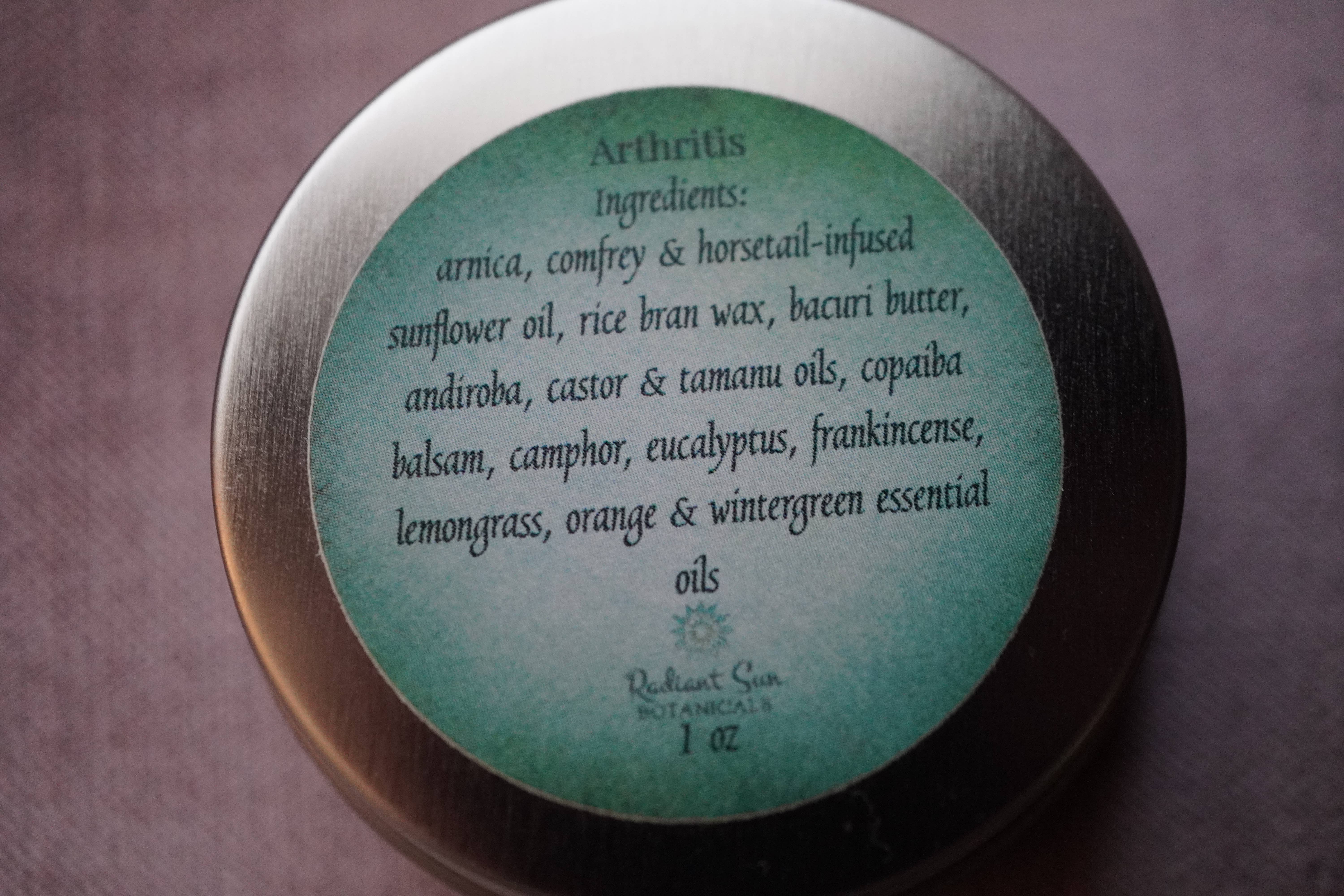 Radiant Sun Botanicals – Engroshandel Plejende salve – Gigt Healing salve1