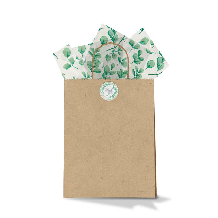 Eleven Fashion - Wholesale Tissue paper - Eucalyptus Designer Printed Tissue Paper3