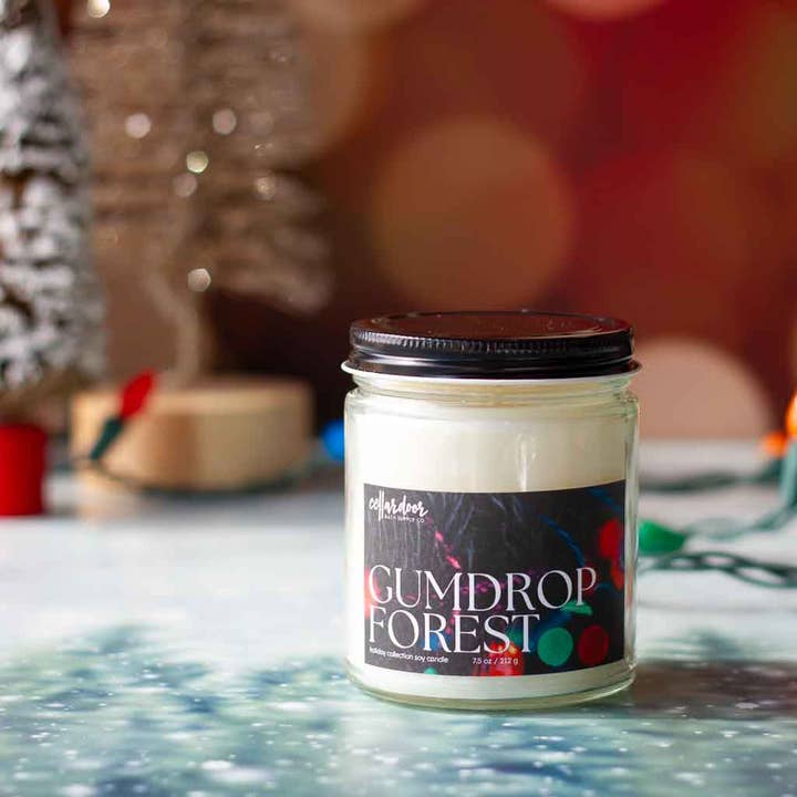 Gumdrop Forest - 7.5 oz Soy Candle for wholesale by Cellar Door Bath Supply Co.