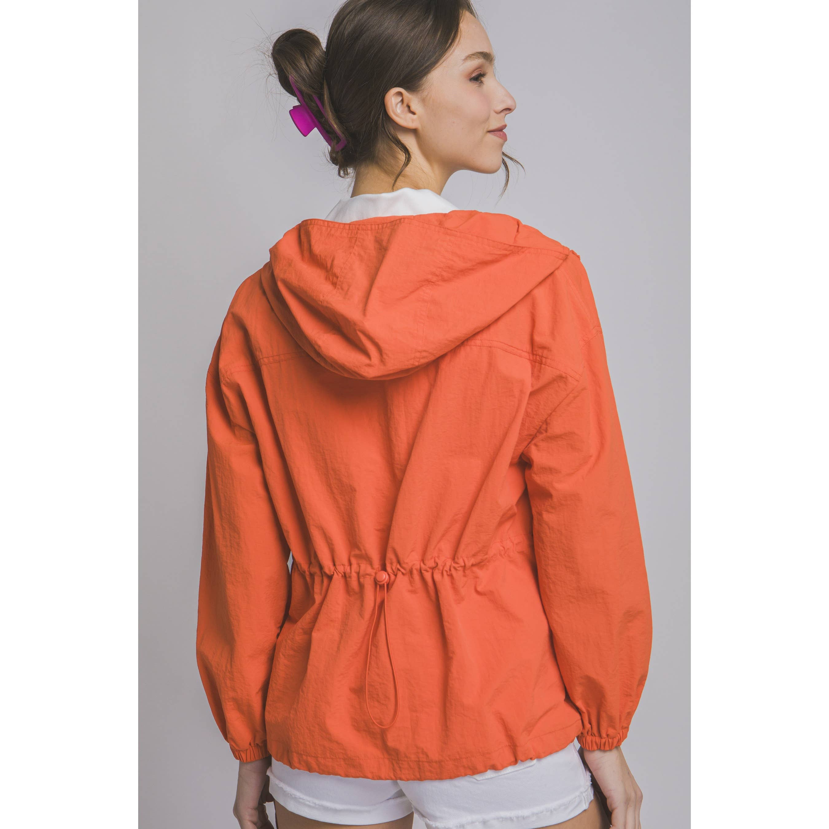 Apolline - Wholesale Windbreaker - Women's - Hooded Windbreaker Jacket with Adjustable Toggles8