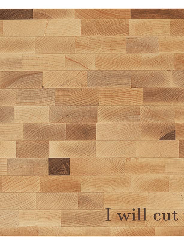 Tábua de corte grande e genuína em bloco de açougueiro de bordo por atacado de Familiar Goods