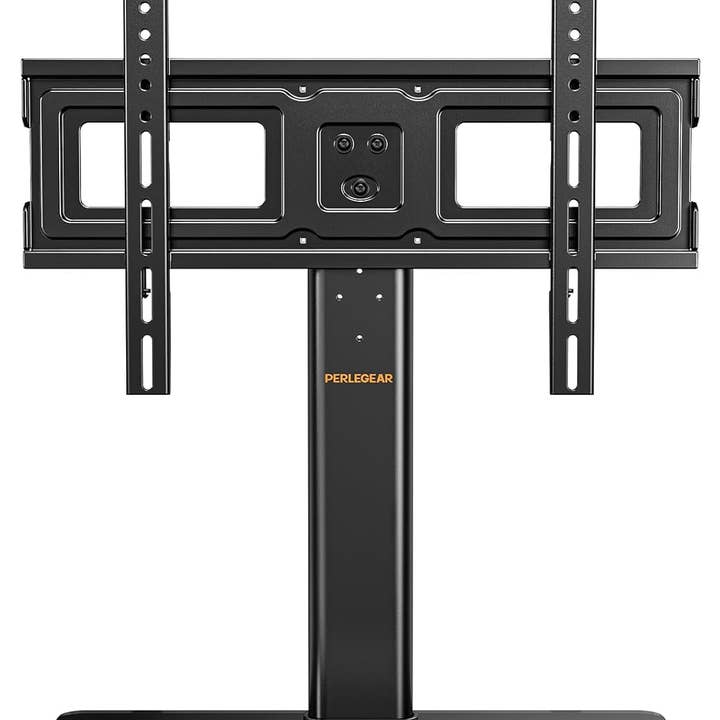 ShipItFurniture - Wholesale Console Table - Tabletop TV Stand, Universal TV Stand for 23–60 Inch LCD/LED/OLED Tvs, Height-Adjustable TV Stand with Tempered Glass Base & Cable Management, VESA 400X400Mm, PGTVS02