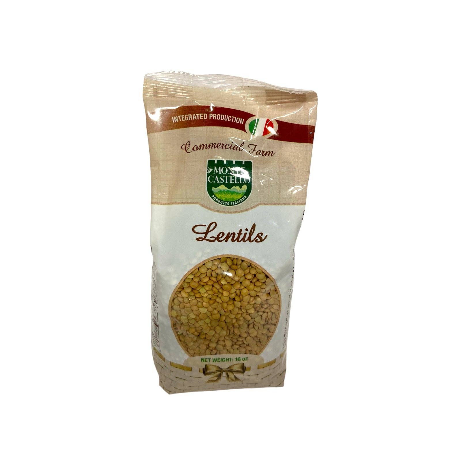 Made in eatalia - Wholesale Pasta - Monte Castello Italian Lentils 16oz0