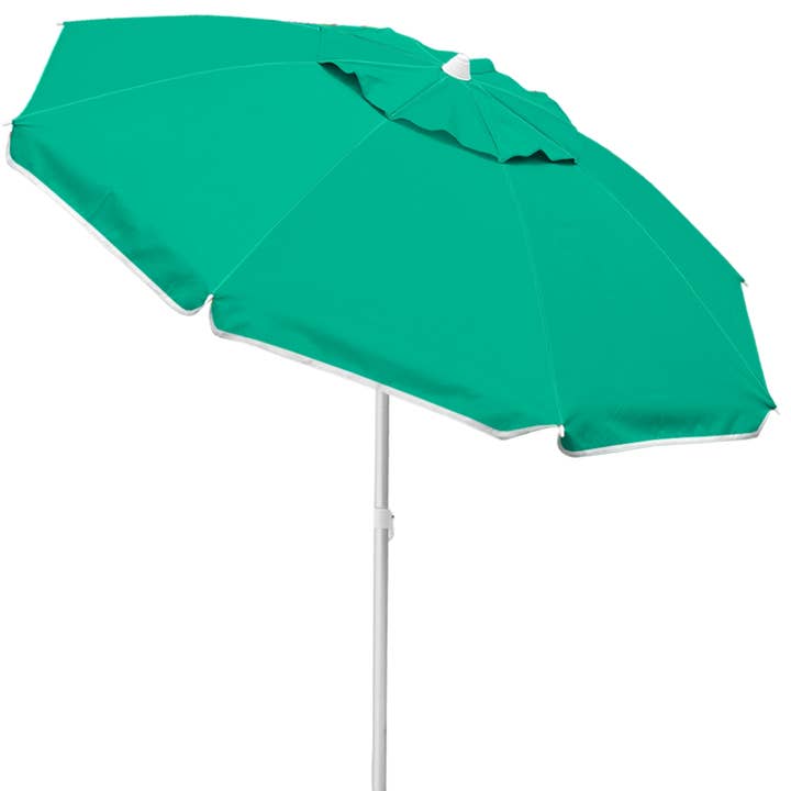 Cabana Beach 6.5 Ft Arc Beach Umbrella w/UV - Biscay Green for wholesale by Chaby International
