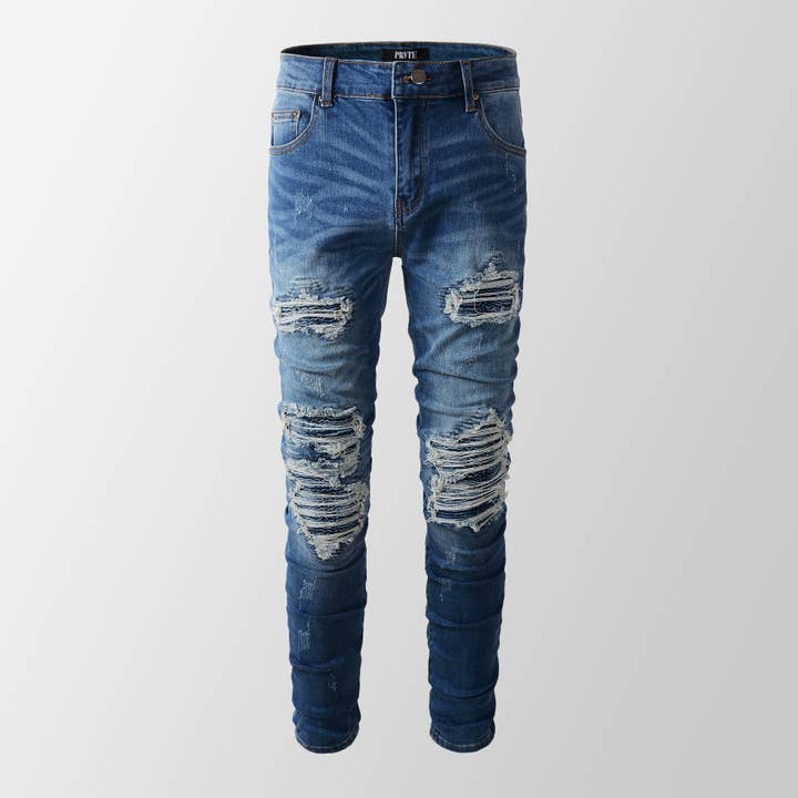 DEMOLITION JEANS for wholesale by PRVTE LONDON