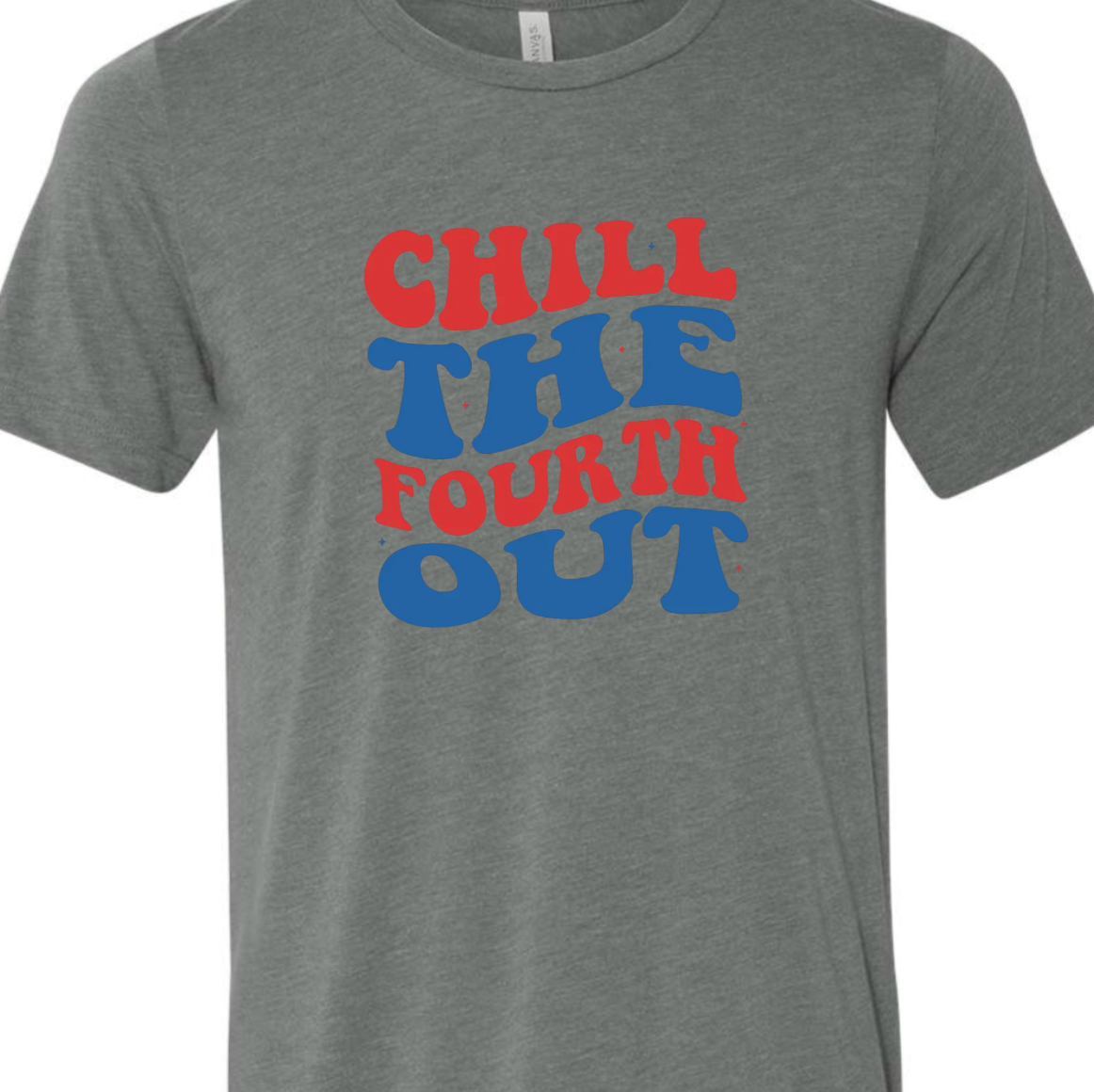 Kiki's Boutique – wholesale Screen printed t-shirt – Women′s – Chill The Fourth Out Tee3