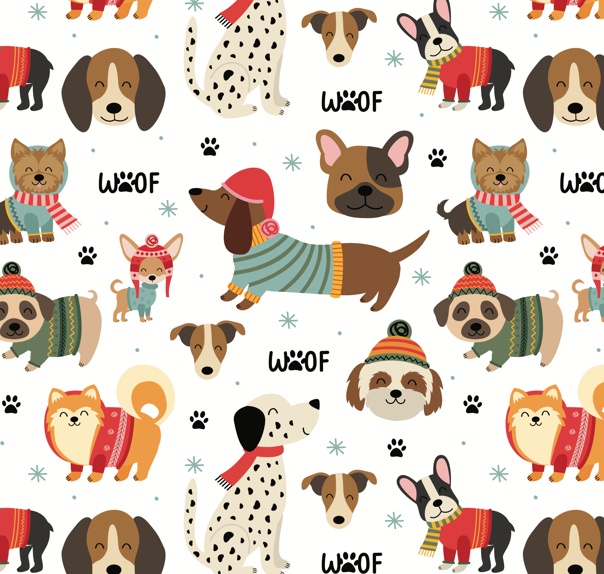 Stesha Wrapt – Großhandel Geschenkpapier in Bögen – Geschenkpapier „Woof Dogs and Paws“1