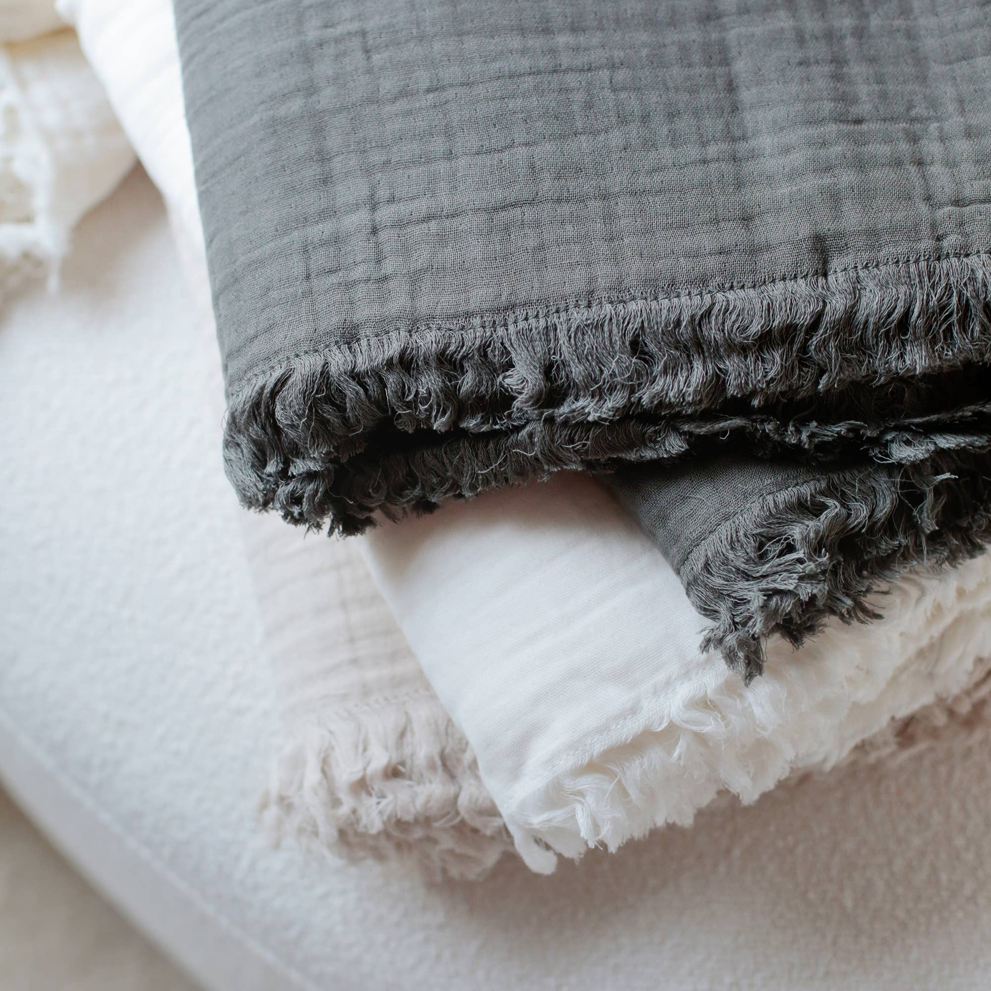 Porter Lane Home – Großhandel Überwurfdecke – Gaze-Wurfdecke1