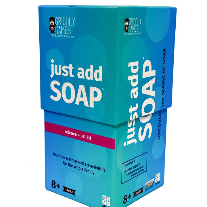 Griddly Kids, Inc. – Großhandel Bastelset – Kinder – Fügen Sie einfach Soap hinzu STEAM Science & Art Kit1