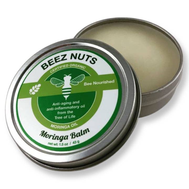 Organic Moringa Oil Balm for wholesale by Beez Nuts Balms