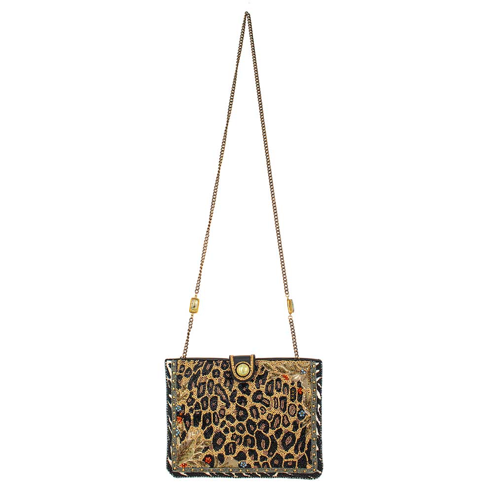 Mary Frances Accessories - Wholesale Crossbody Bag - Women's - Untamed Beaded Animal Print Crossbody Handbag6