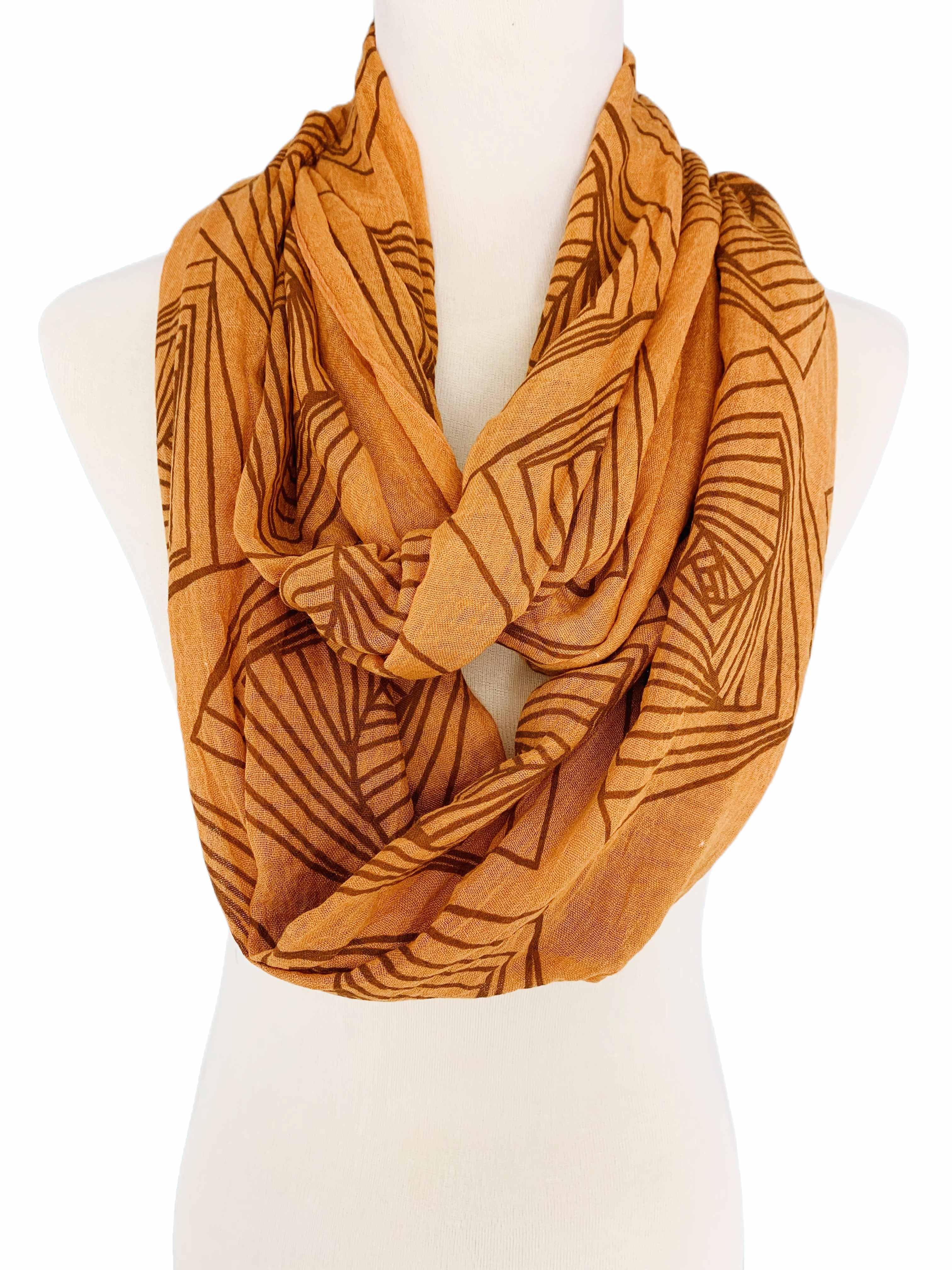 JC Sunny Fashion - Wholesale Scarf - Women's - JC011220  Abstract Infinity Scarf4
