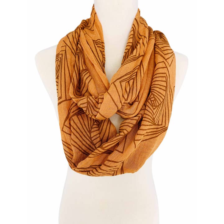 JC Sunny Fashion - Wholesale Scarf - Women's - JC011220 Abstract Infinity Scarf4