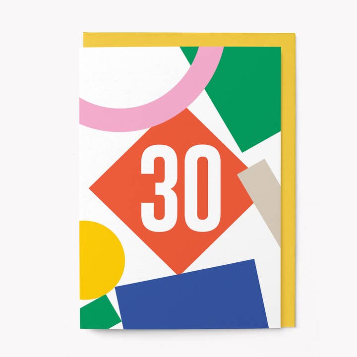 30th Birthday - Age Greeting Card for wholesale by Graphic Factory