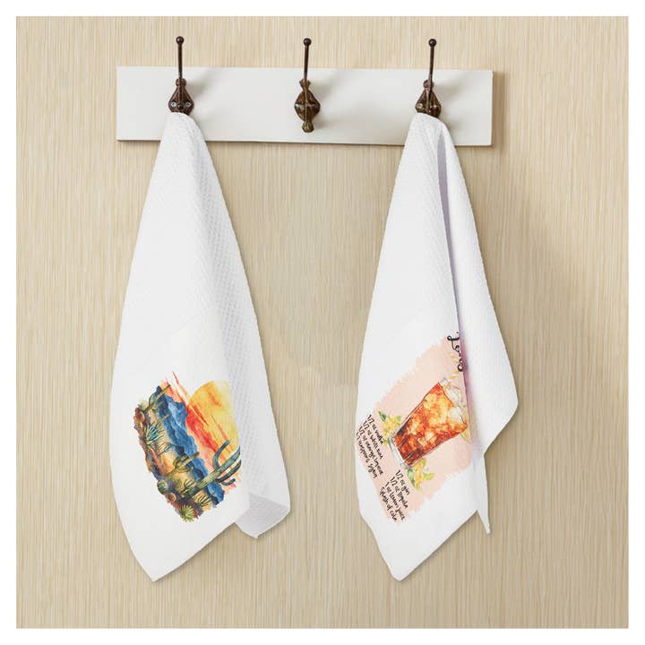 MakerFlo - Wholesale Tea Towel - Makerflo Kitchen Towel, Ideal for DIY Crafts - Sublimation