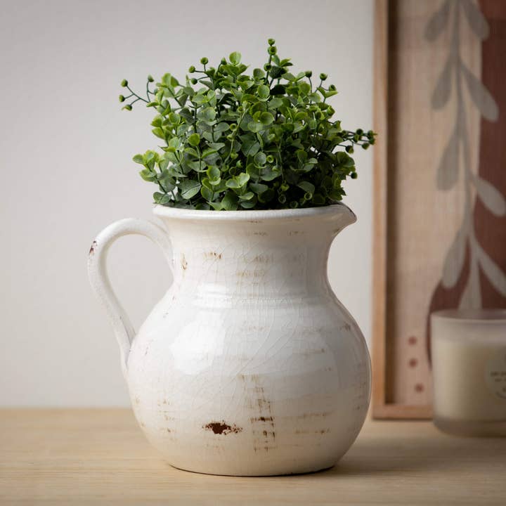 Sullivans Home Decor - Wholesale Pitcher - Glazed Ceramic Pitcher