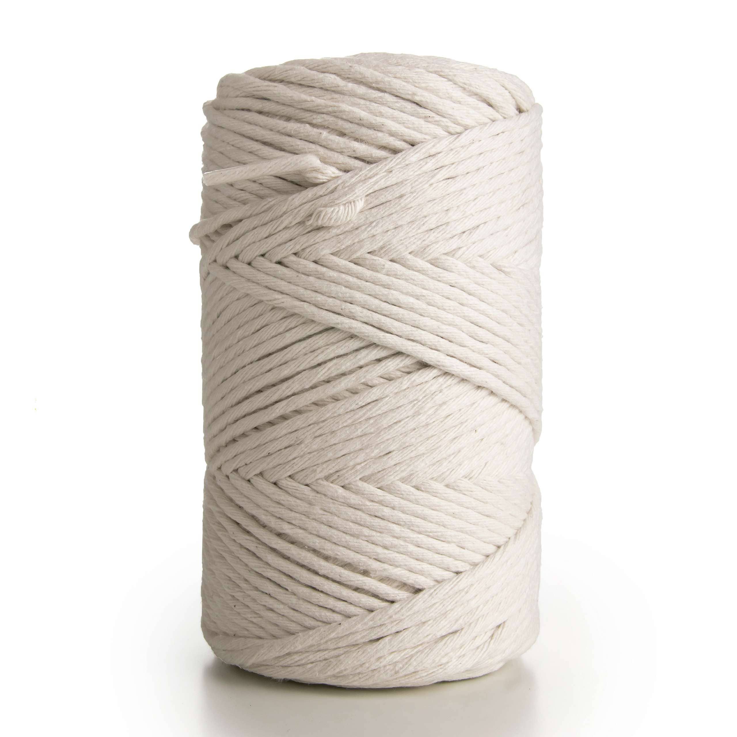 MB Cordas - Wholesale Twine - 3mm Single Strand Twisted 500g Cotton Cord NATURAL1