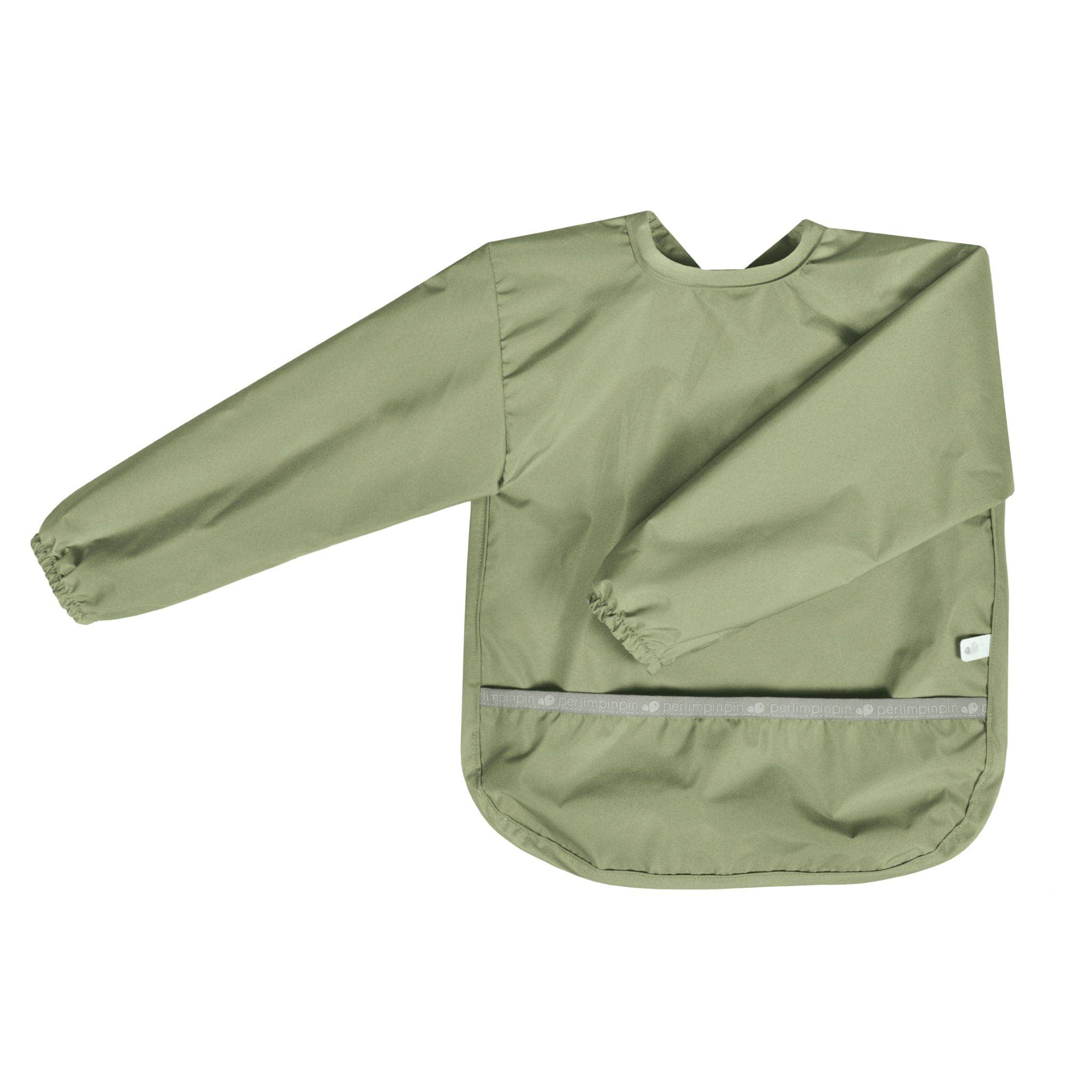 Perlimpinpin - Wholesale Bib - Baby - Bib with sleeves - Moss0