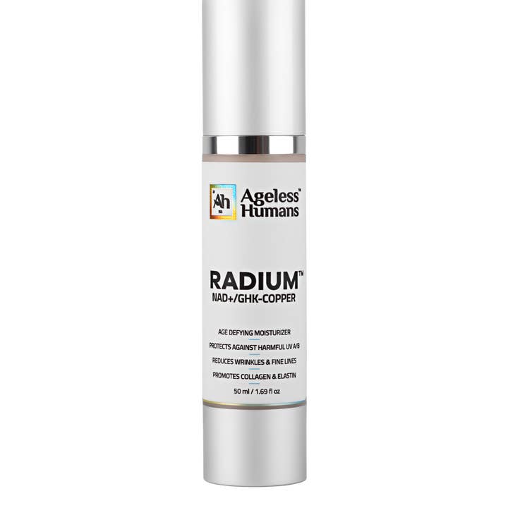 Ageless Humans - Wholesale Anti-Aging Moisturizer - NAD+ & GHK Anti-Aging Moisturizing Cream: Radium®