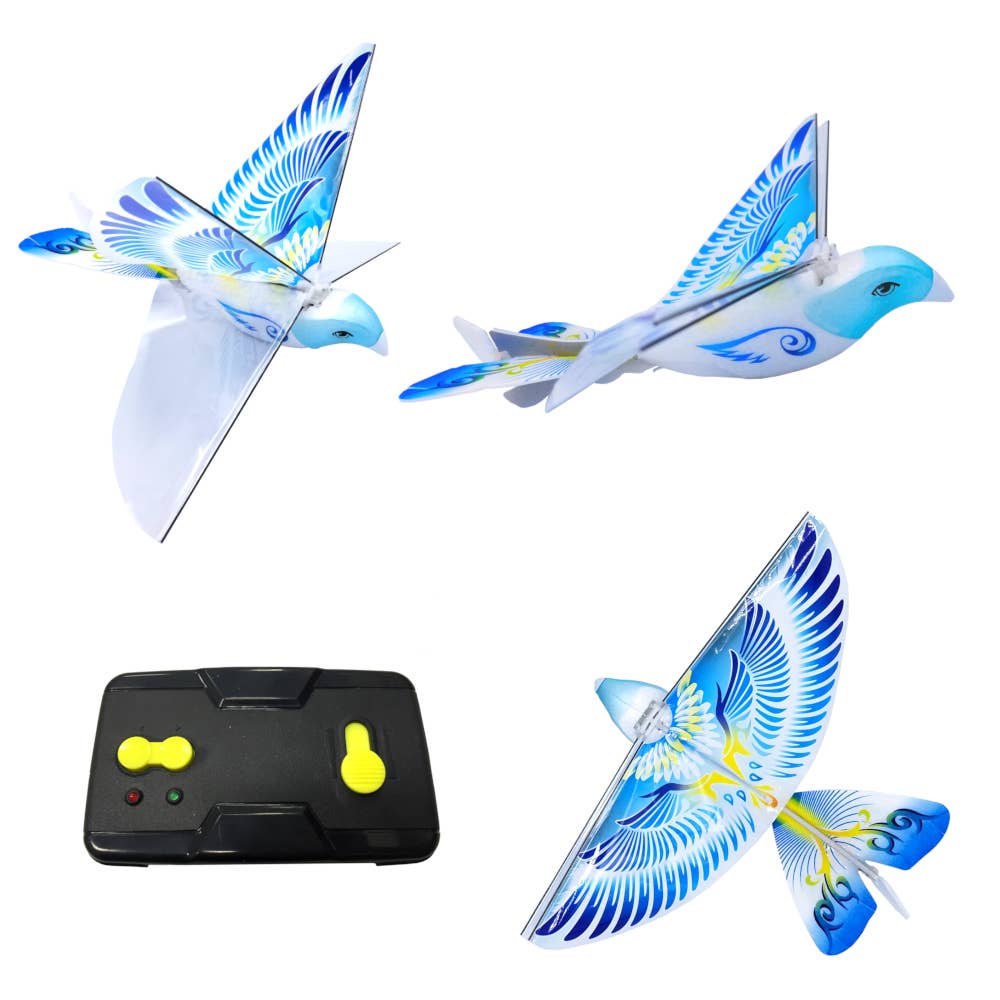 MukikiM Toys & Games - Wholesale Toy Plane - Kids - eBird Blue Pigeon - 2.4 GHz RC Flap Wings Flying Bird Drone3