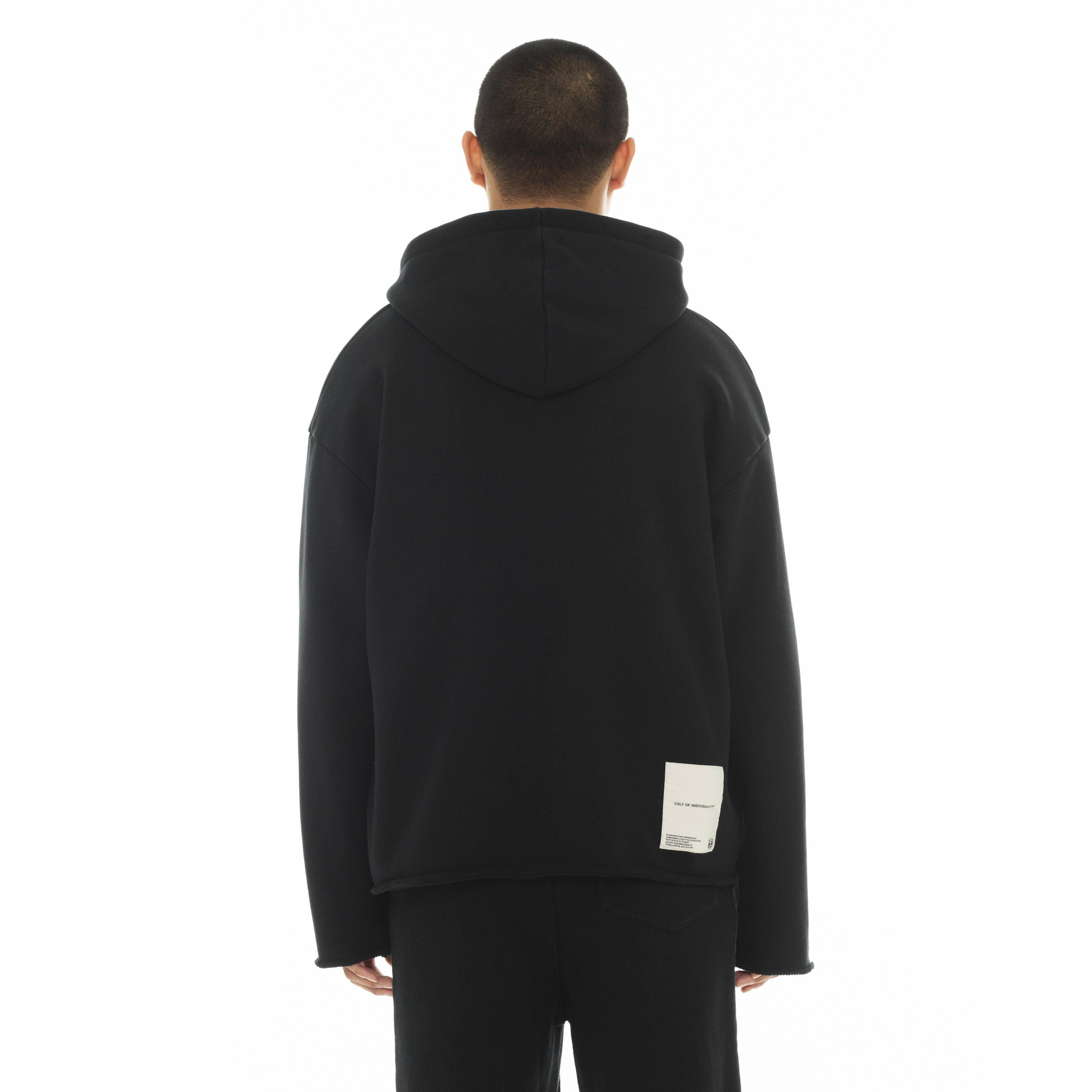 Cult's Zip Hooded Sweatshirt "Core" 620 Grams In Black for wholesale on Faire2