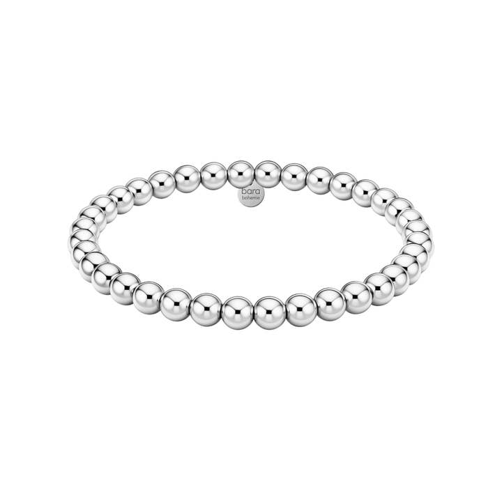 bara boheme - Vendita all'ingrosso Bracciale con perline - Bracciale classico a perle da 5 mm in oro riempito1