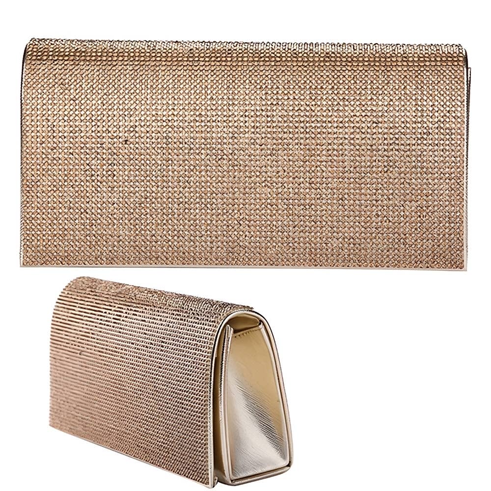 Diacly - Vente Pochette – femme - Pochette de soirée brillante avec patch en strass0