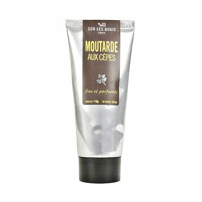 Mustard with porcini mushrooms 110g for wholesale by Sur les Quais