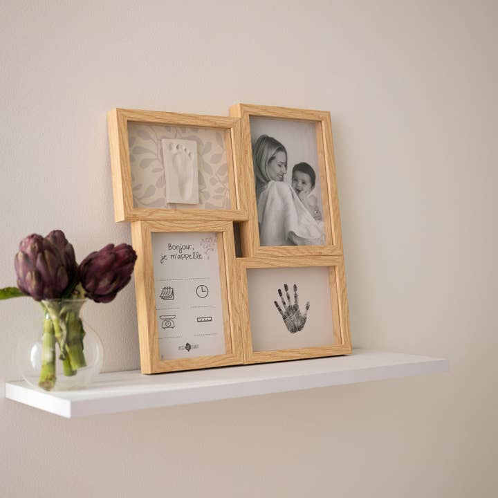 PJM Distributions Inc - Wholesale Picture Frame - Kids & Baby - Petit Artichaut | Puzzle Frame -Ivy Grey|Imprint Photo Frame1