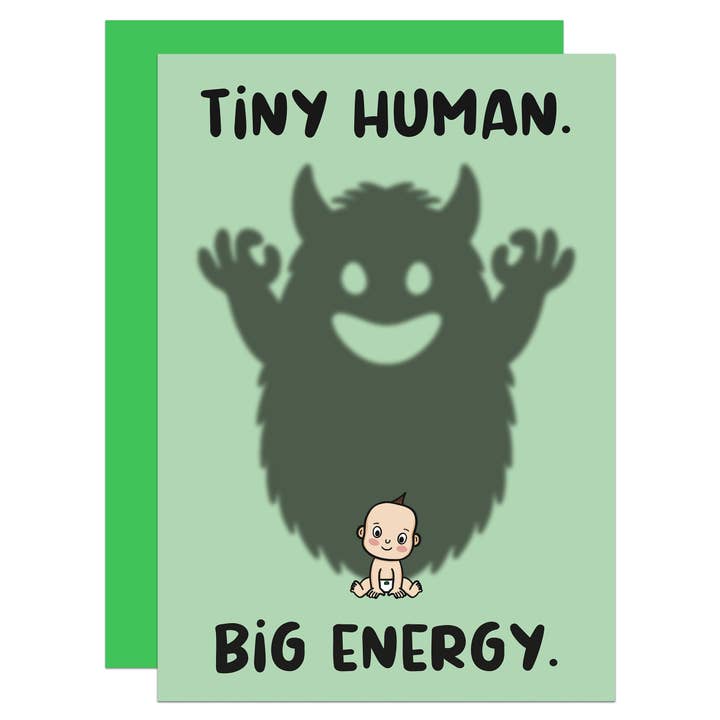 Lille Menneske Stor Energi A6 Kort for engroshandel hos TeePee Creations