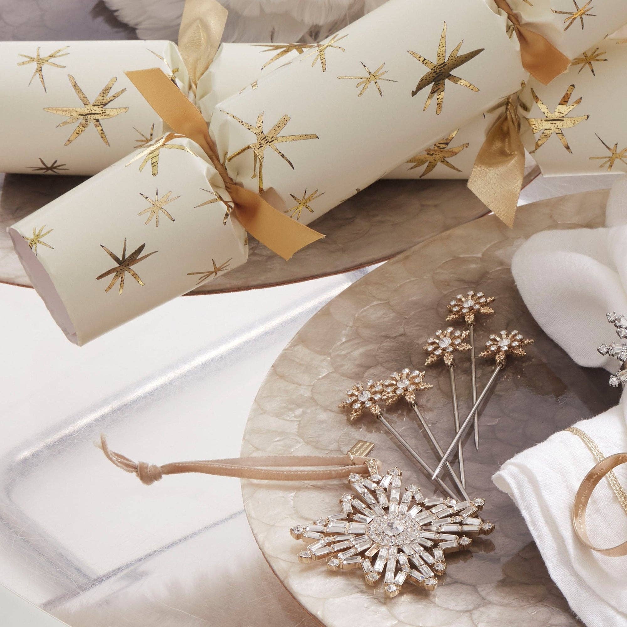 Joanna Buchanan – Großhandel Cocktailspieße – Schneeflocken-Cocktail-Picker, Kristall2