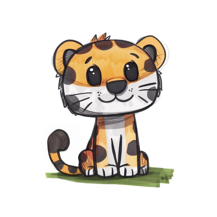 Luipaard voor wholesale door Paper Lion Art