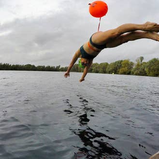 One Bay Distribution - Wholesale Inflatables - Swim Secure High-Visibility Tow Float Swim Buoy4