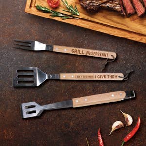 Proud Grill Yellowstone 2 Pc Stainless Steel BBQ Tool Set Spatula & Tongs  18 In, 1 Set - Foods Co.