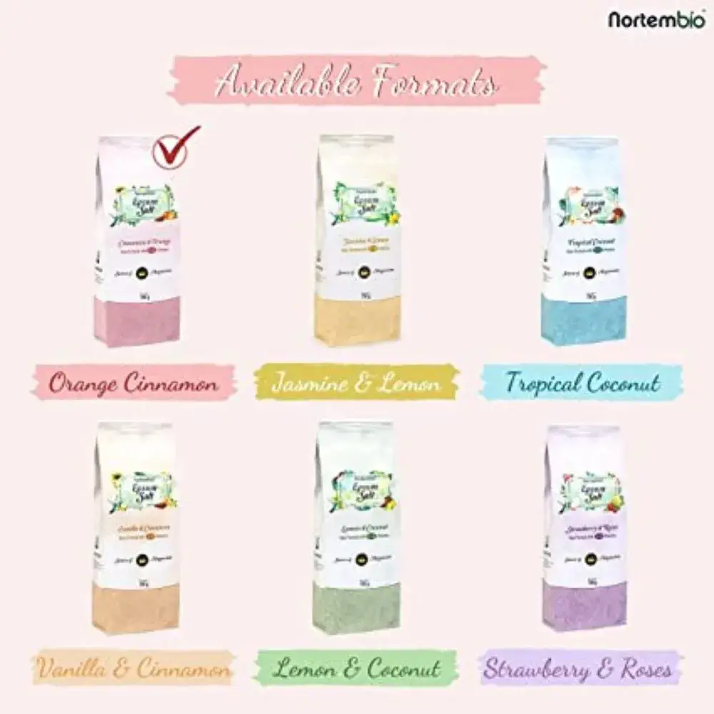 NORTEM BIOTECHNOLOGY GROUP - Wholesale Bath Salts - Epsom Salt 700 g. 100% Cinnamon and Orange Fragrance2